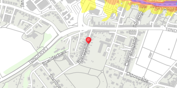 Trafikstøjkort på Bjerggade 15, . , 6000 Kolding