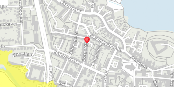 Trafikstøjkort på Borgergade 3, . , 6000 Kolding