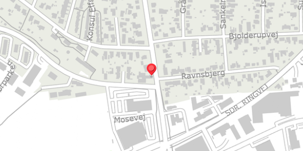 Trafikstøjkort på Haderslevvej 156, . , 6000 Kolding