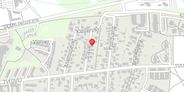Trafikstøjkort på Irisvej 12, 6000 Kolding