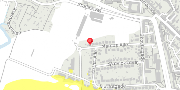 Trafikstøjkort på Marcus Alle 28, . , 6000 Kolding