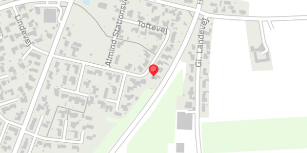 Trafikstøjkort på Toftevej 21, 6051 Almind
