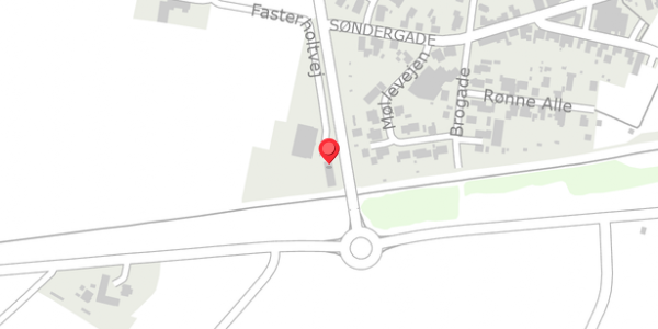 Trafikstøjkort på Fasterholtvej 1, . , 7361 Ejstrupholm