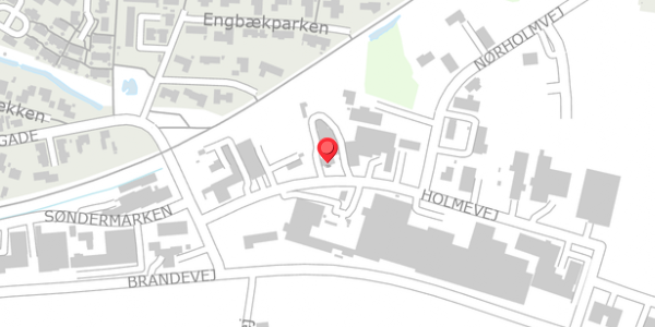 Trafikstøjkort på Holmevej 5, 7361 Ejstrupholm