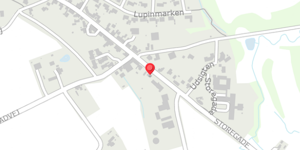 Trafikstøjkort på Storegade 5, 8765 Klovborg