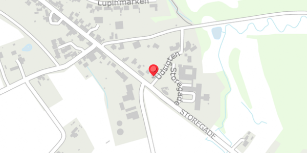 Trafikstøjkort på Storegade 8, 8765 Klovborg