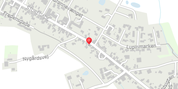 Trafikstøjkort på Storegade 31A, 8765 Klovborg
