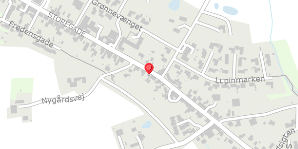 Trafikstøjkort på Storegade 33, 8765 Klovborg
