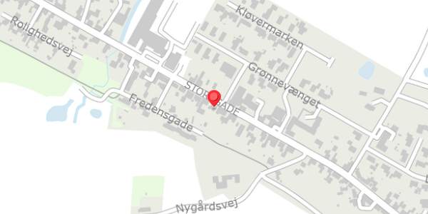 Trafikstøjkort på Storegade 57, . , 8765 Klovborg
