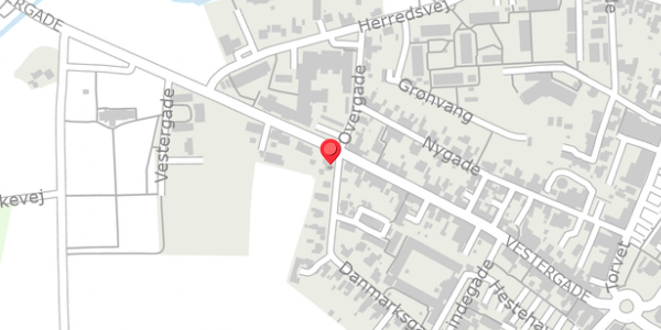 Trafikstøjkort på Danmarksgade 45, 6580 Vamdrup