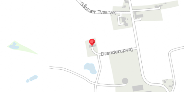 Trafikstøjkort på Drenderupvej 11, 6580 Vamdrup