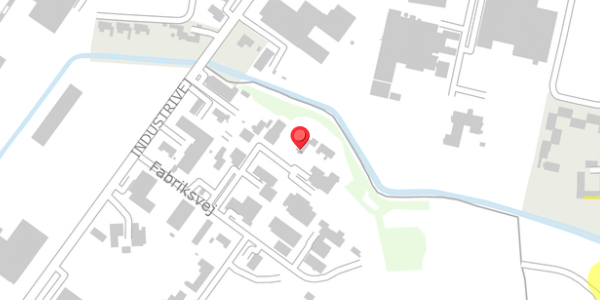 Trafikstøjkort på Fabriksvej 9, 6580 Vamdrup