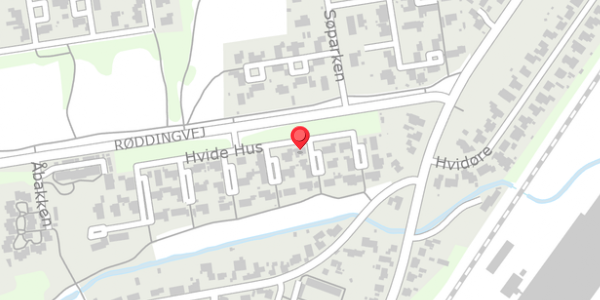 Trafikstøjkort på Hvide Hus 7, . , 6580 Vamdrup