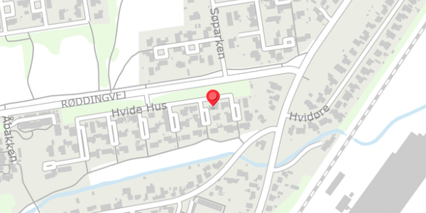 Trafikstøjkort på Hvide Hus 12, . , 6580 Vamdrup