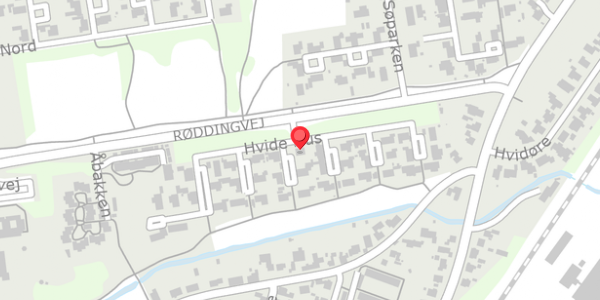 Trafikstøjkort på Hvide Hus 24, . , 6580 Vamdrup