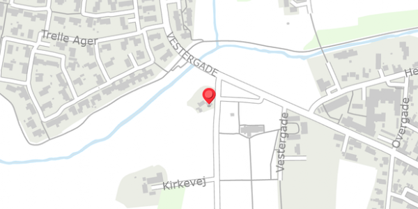 Trafikstøjkort på Kirkevej 9, 6580 Vamdrup