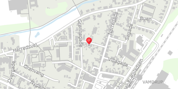 Trafikstøjkort på Mindegade 3, 6580 Vamdrup
