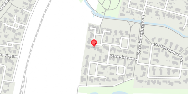 Trafikstøjkort på Skovbrynet 21, 6580 Vamdrup