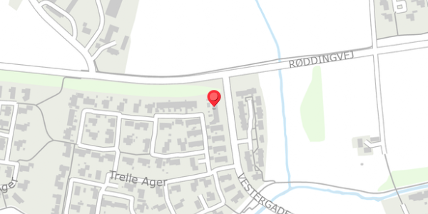 Trafikstøjkort på Trelle Ager 5C, . , 6580 Vamdrup