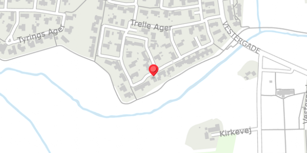 Trafikstøjkort på Trelle Ager 55, . , 6580 Vamdrup