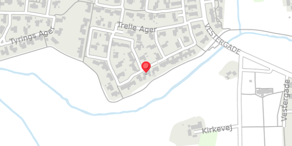 Trafikstøjkort på Trelle Ager 56, . , 6580 Vamdrup