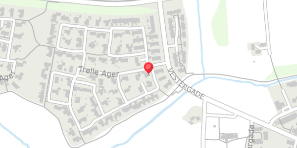 Trafikstøjkort på Trelle Ager 75, . , 6580 Vamdrup
