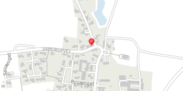 Trafikstøjkort på Vamdrupvej 2, . , 6580 Vamdrup