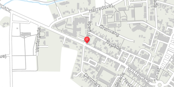 Trafikstøjkort på Vestergade 52, . , 6580 Vamdrup