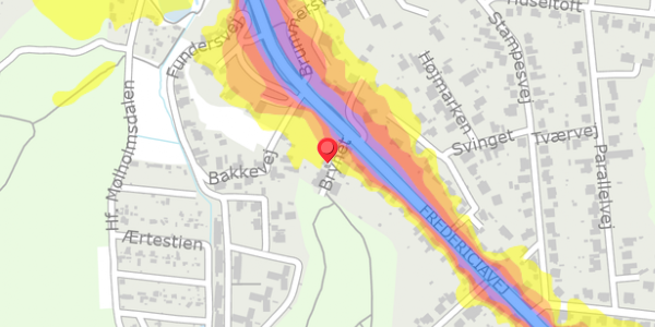 Trafikstøjkort på Brynet 4, . , 7100 Vejle