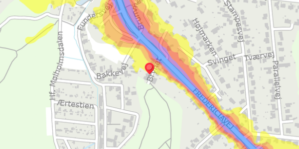 Trafikstøjkort på Brynet 6, . , 7100 Vejle