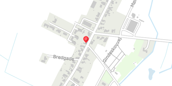 Trafikstøjkort på Bredgade 6, 7540 Haderup