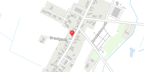 Trafikstøjkort på Bredgade 12, 7540 Haderup