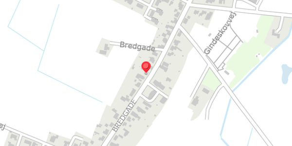 Trafikstøjkort på Bredgade 22, 7540 Haderup