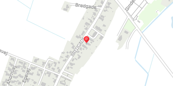 Trafikstøjkort på Bredgade 23, 7540 Haderup