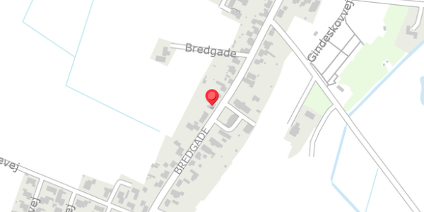 Trafikstøjkort på Bredgade 26, 7540 Haderup