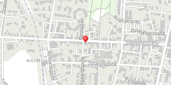 Trafikstøjkort på Danmarksgade 45A, . , 7490 Aulum