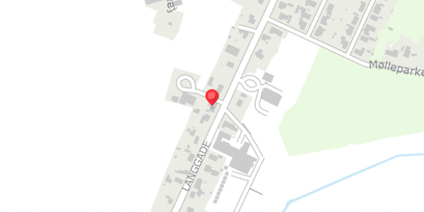 Trafikstøjkort på Langgade 33, . , 7540 Haderup