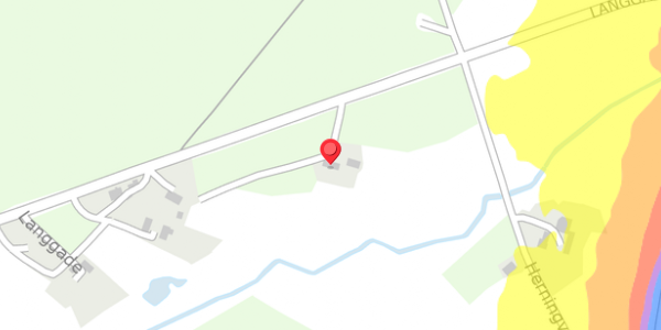 Trafikstøjkort på Langgade 90, . , 7540 Haderup