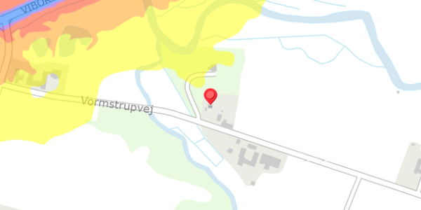 Trafikstøjkort på Vormstrupvej 5, . , 7540 Haderup