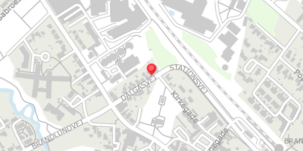 Trafikstøjkort på Dalgasvej 13, 7330 Brande