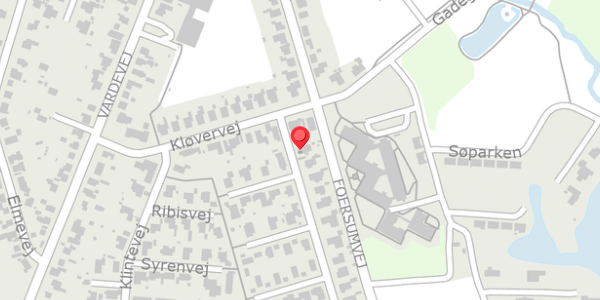 Trafikstøjkort på Irisvej 1, 6880 Tarm