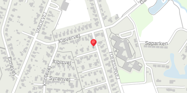 Trafikstøjkort på Irisvej 5, 6880 Tarm