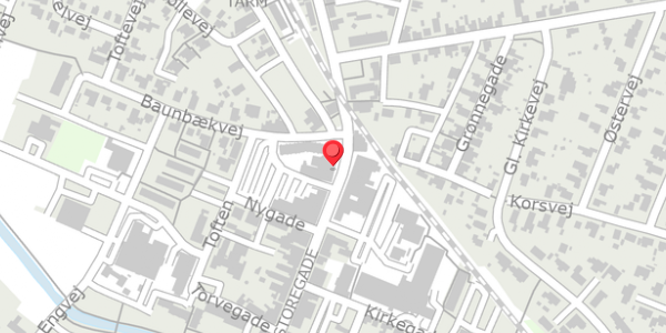 Trafikstøjkort på Storegade 4, . , 6880 Tarm