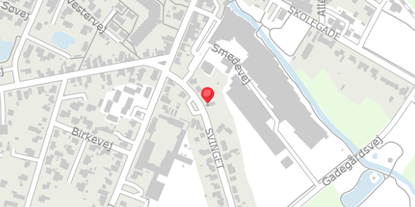 Trafikstøjkort på Svinget 9, . , 6880 Tarm