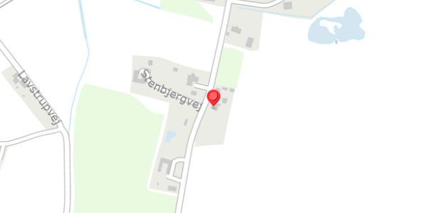 Trafikstøjkort på Stenbjergvej 13, 6880 Tarm