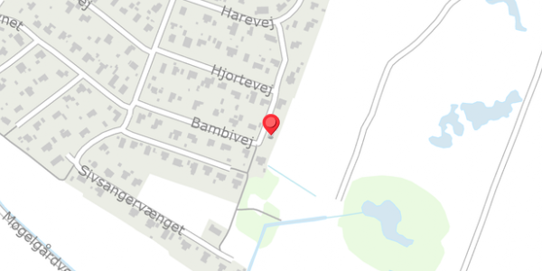 Trafikstøjkort på Bambivej 13, 6880 Tarm