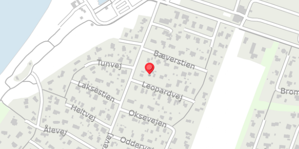 Trafikstøjkort på Leopardvej 3, . , 6880 Tarm