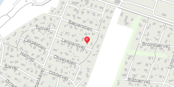 Trafikstøjkort på Leopardvej 11, . , 6880 Tarm