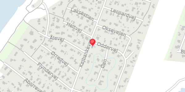 Trafikstøjkort på Oddervej 2, 6880 Tarm