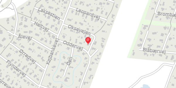 Trafikstøjkort på Oddervej 9, 6880 Tarm